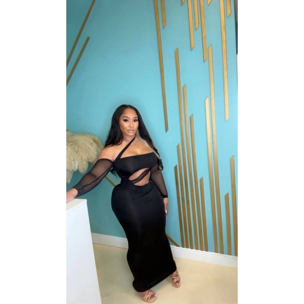 NEW MAGNOLIA FASHION cabo sunset dress in black - Picture 2 of 2